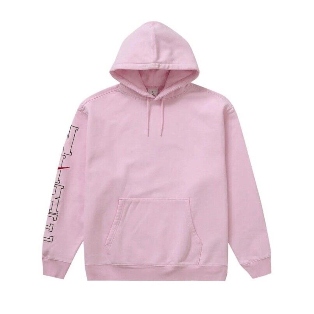 Supreme Nike Hooded Sweatshirt SS24 Light Pink Size XL